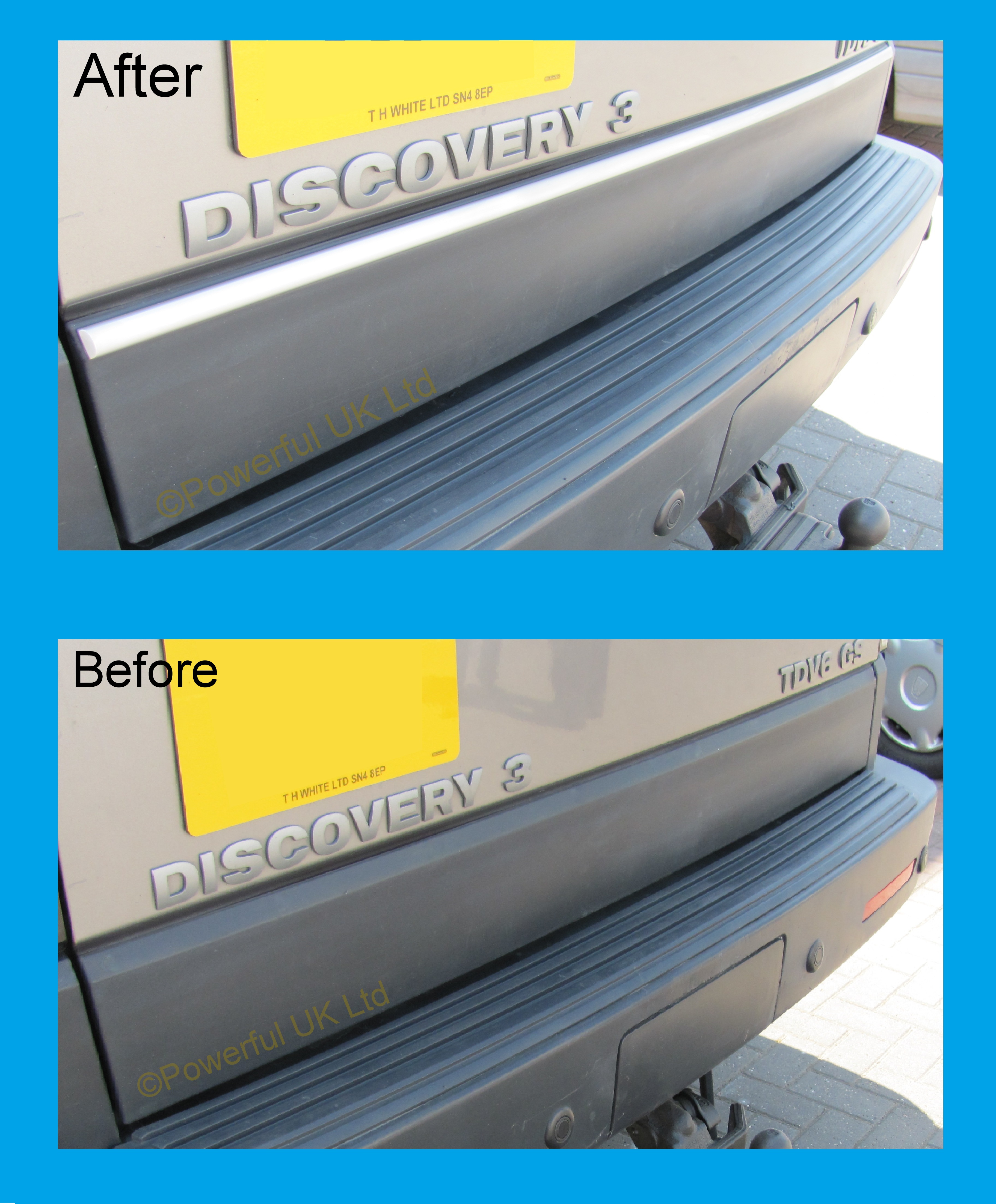 HSE Luxury style 5pc door+tailgate trim kit for Land Rover Discovery 3